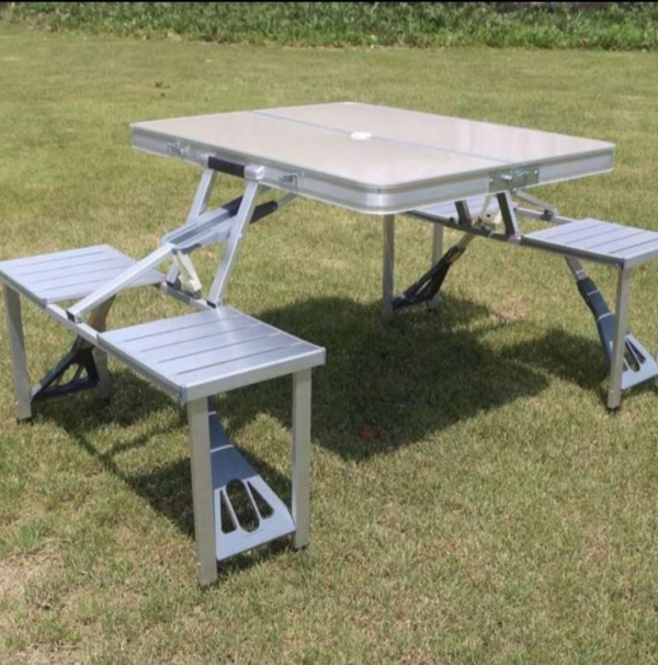 Briefcase Aluminium Picnic Bench - Image 5