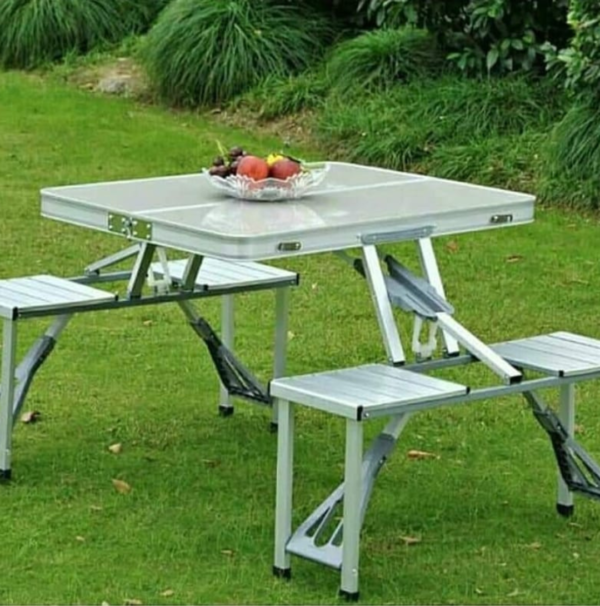 Briefcase Aluminium Picnic Bench